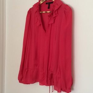 BCBGMAXAZRIA Silk Top